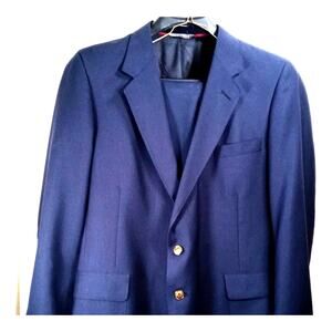 Levi Strauss Business Jacket Size 46 L Deep Blue USA Vintage " Jacket Only "